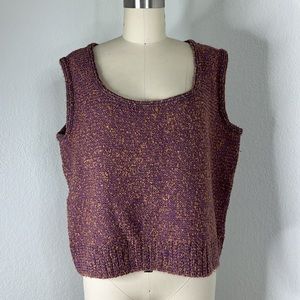 St John Sport Fall 06 Knit Wool Shell Sleeveless Sweater Zip